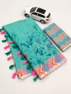 MG 348 Linen Digital Printed Non Catalog Sarees Wholesale Market In Surat